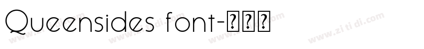 Queensides font字体转换